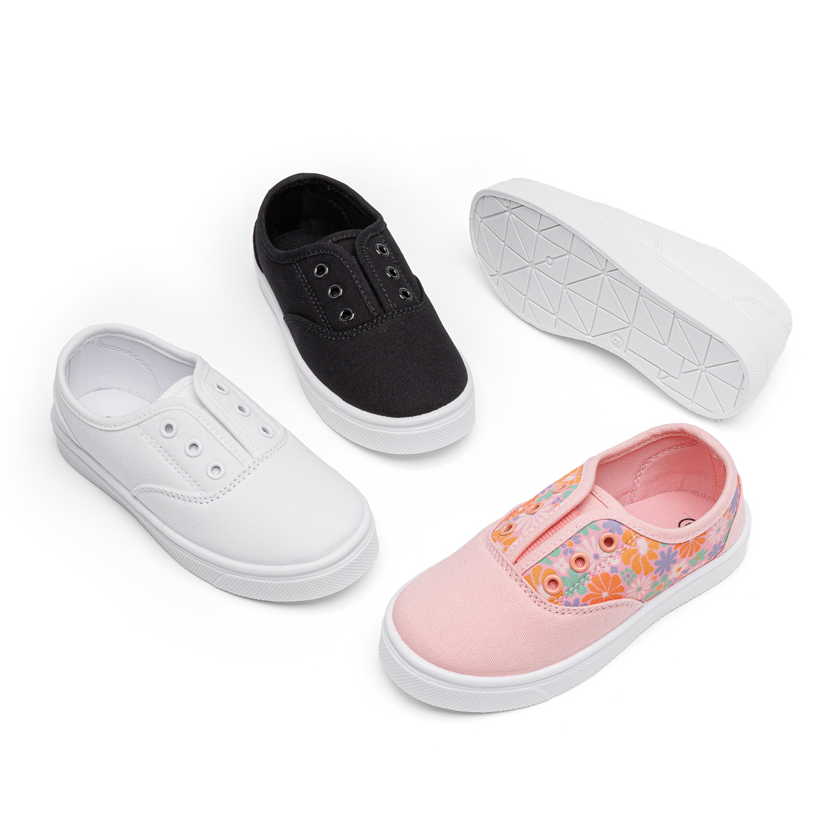 CG5175 Kids Shoes with PU TPR Sole Durable Lightweight Non Slip Childrens Casual Sneakers for Boys and Girls-Jie Zu Baby