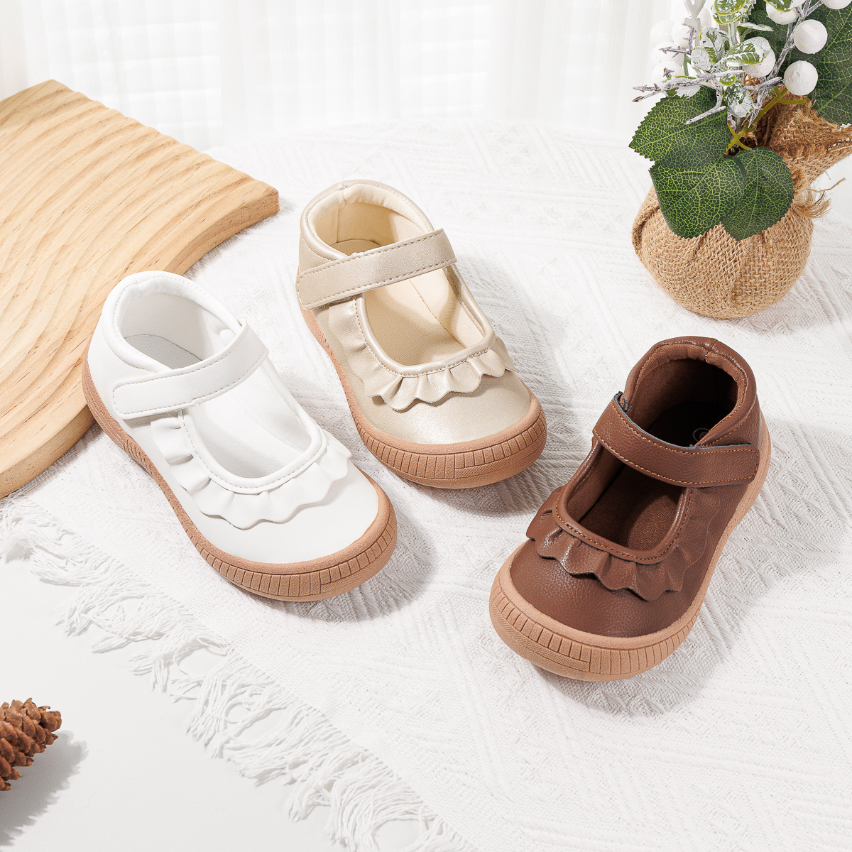 CG5371 Kids Shoes Childrens Sneakers with PU TPR Sole Comfortable Durable Lightweight