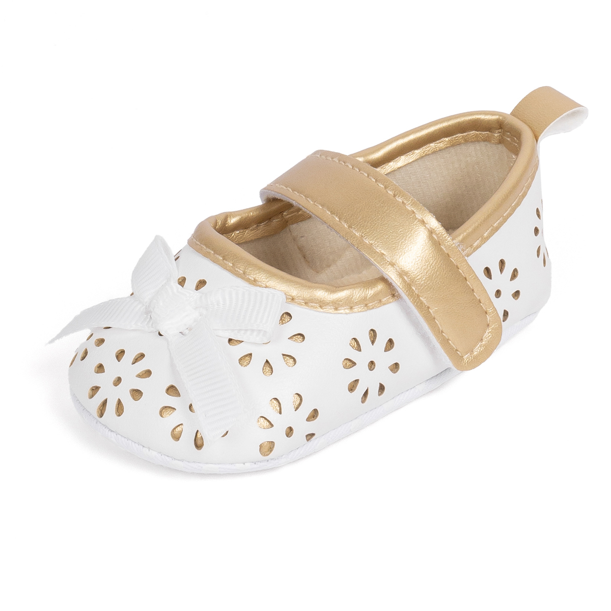 PT5327 Flower Bow-Knot Style Infant Breathable Dress Shoes Wholesale