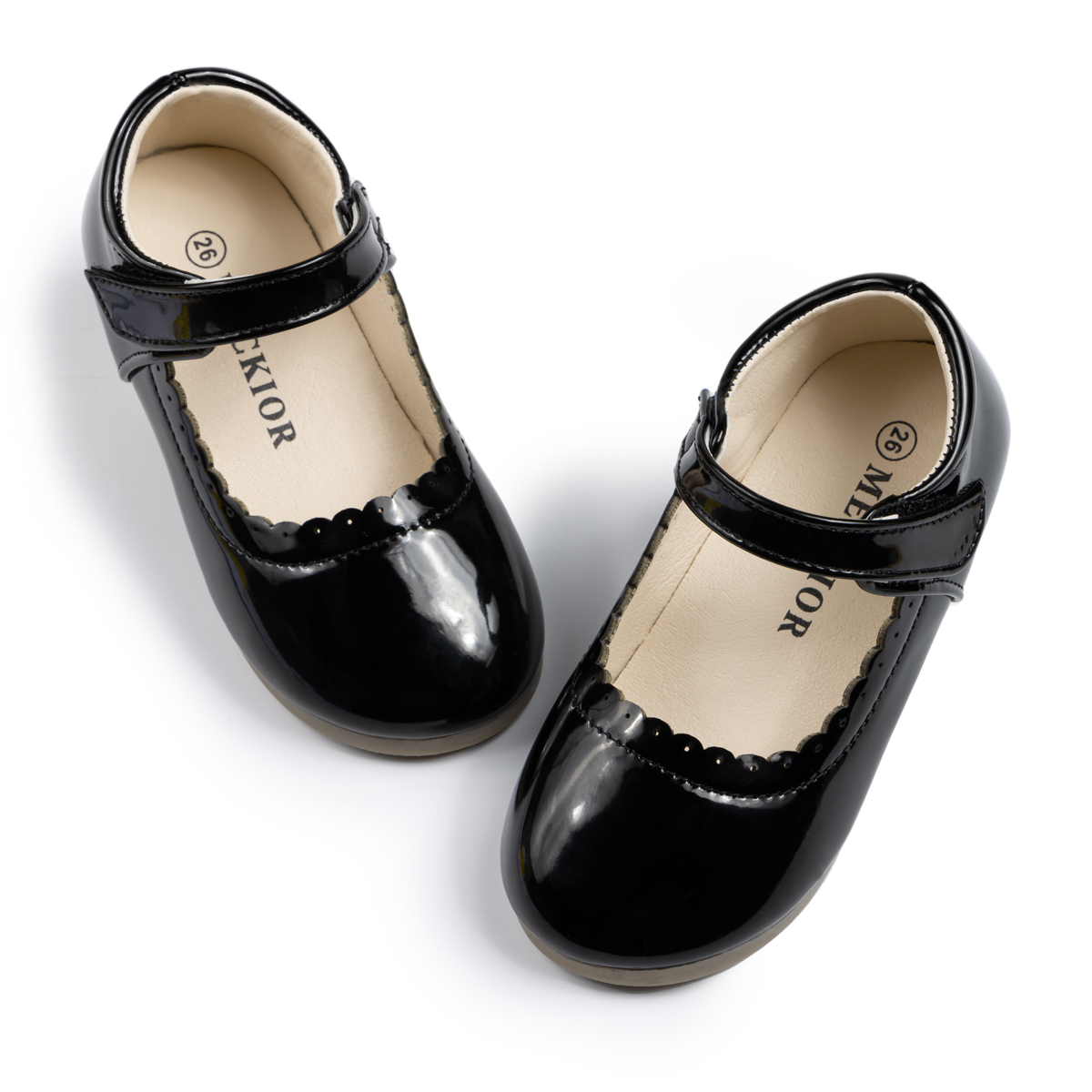Bonario Toddler Dress Girls Shoes Mary Jane Soft Sole Princess Shoes for Little Kids