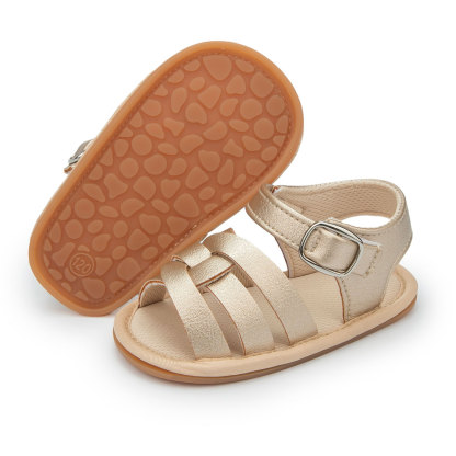 HsdsBebe Baby Girl Sandals Infant Summer Soft Sole Shoe Anti-Slip Crib Shoes 0-18 Months