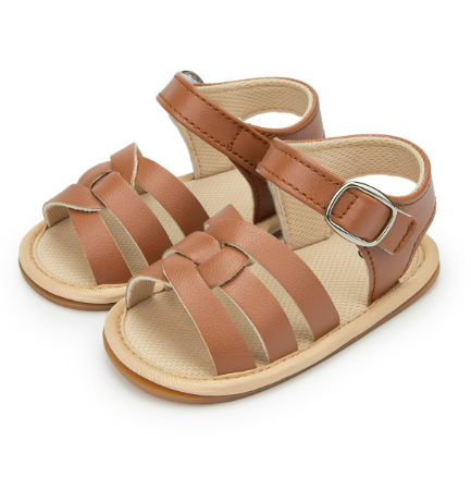 HsdsBebe Baby Girl Sandals Infant Summer Soft Sole Shoe Anti-Slip Crib Shoes 0-18 Months