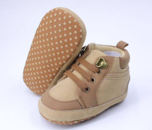 1908B Premium Leather Baby Shoes | Toddler Boots