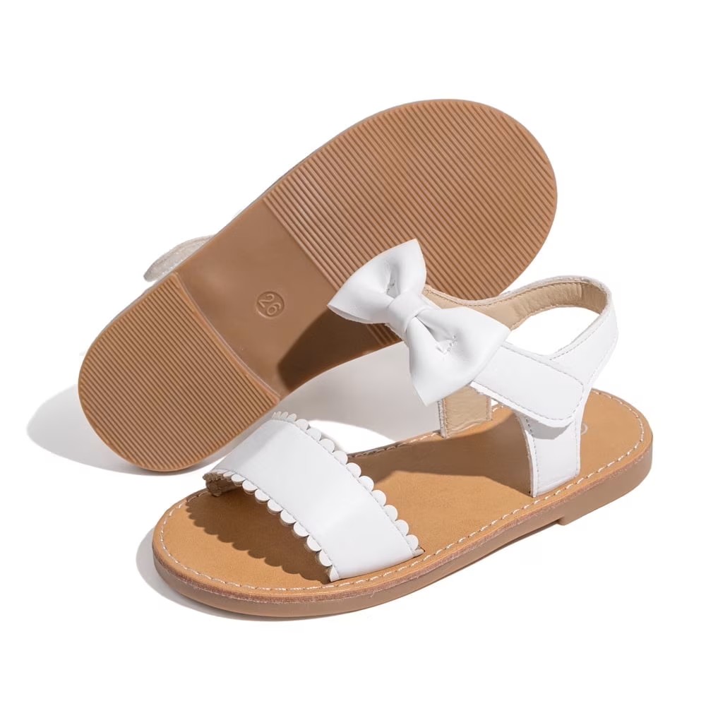 Meckior Toddler Sandals Open Toe Flat Summer Sandals for Little Kid