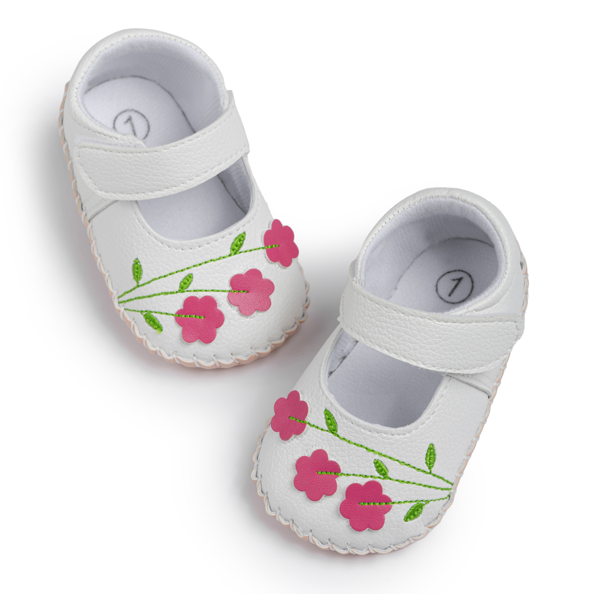 Cherry PU Upper Anti-Slip Baby Dress Shoes Wholesale-JZ Baby