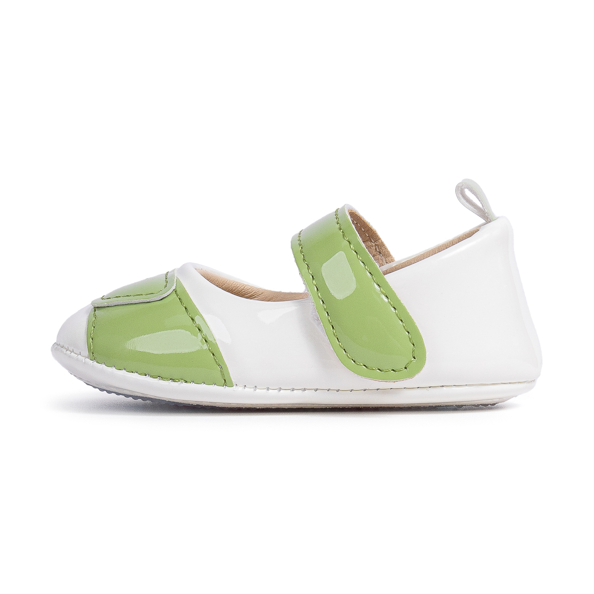 CG5320 Baby Mary Jane Shoes With White And Green Wholesale