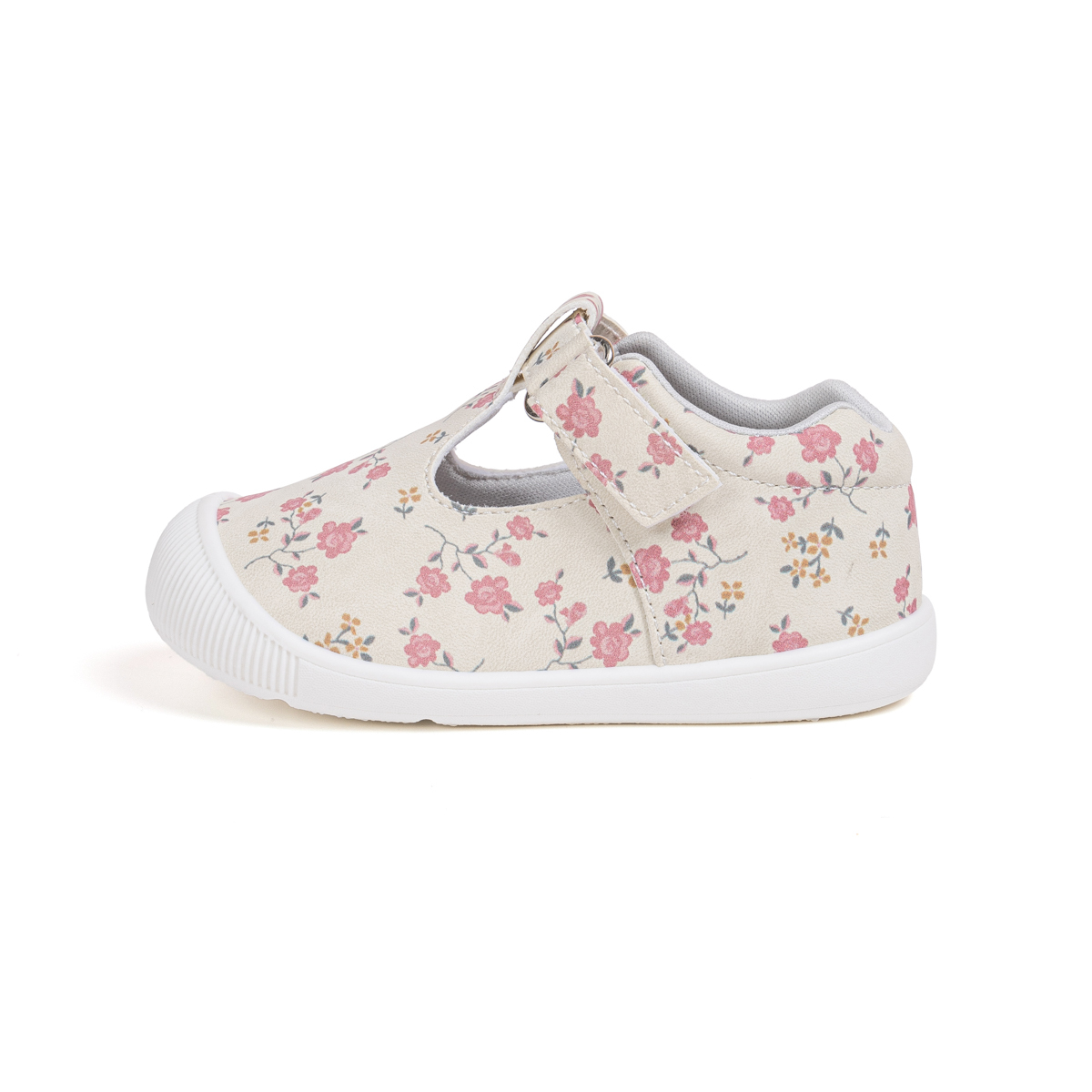 3136 Wholesale Kids Dress Shoes T-Bar Floral Shoes 18-23