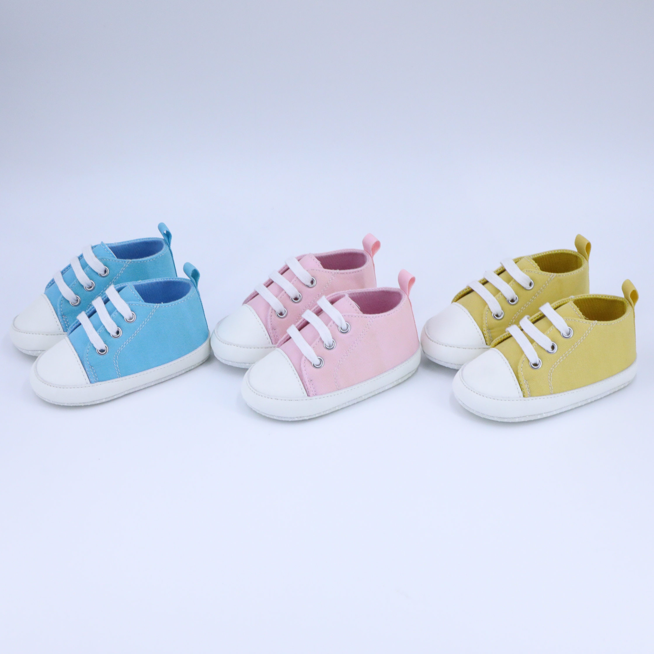 CG4195 Baby Casual Shoes Canvas Cotton Sole Comfortable Lightweight Soft Non Slip Breathable for Toddlers Boys Girls Infant First Walkers