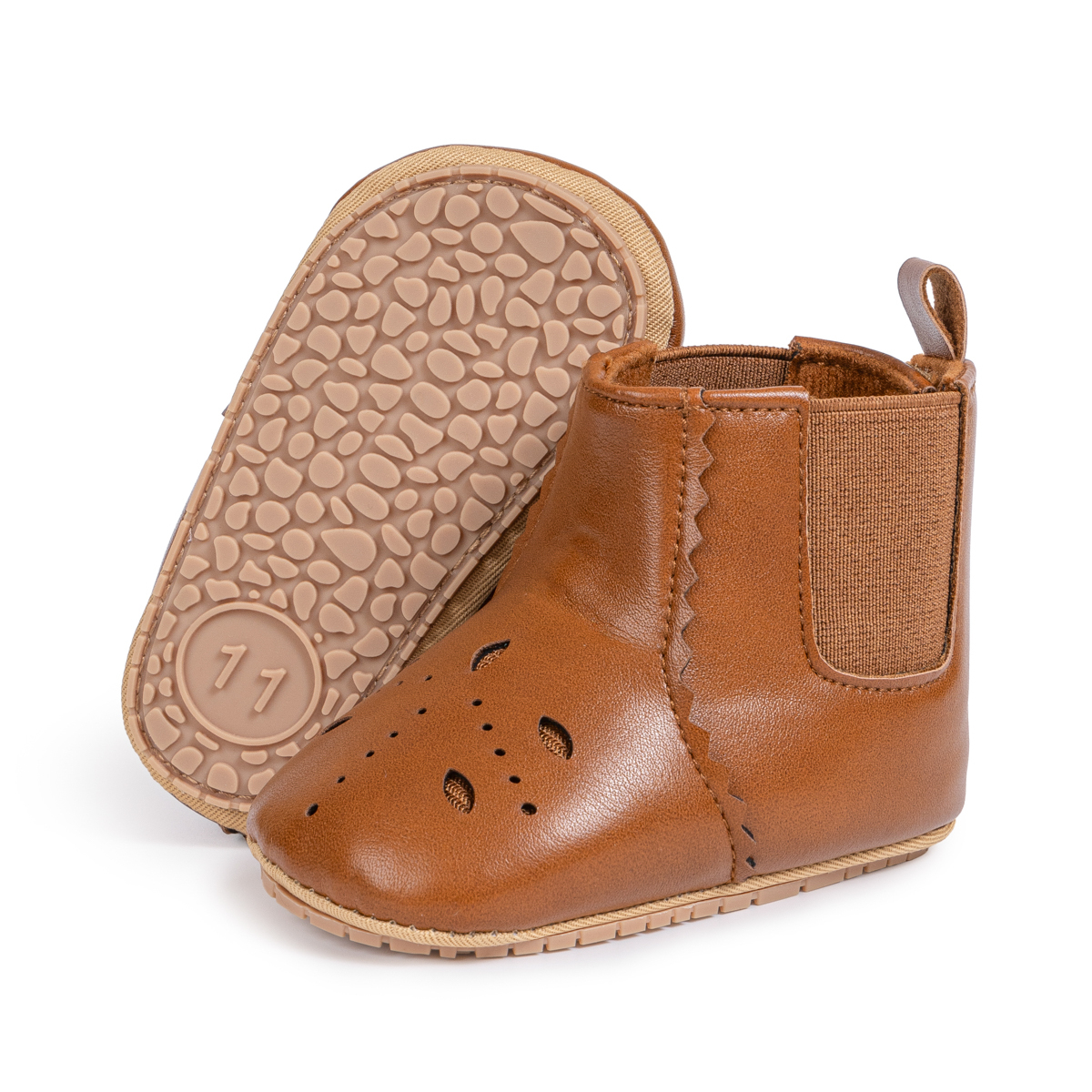 Leather 0-18 Month Baby Boy Girl Boots Wholesale-JZ Baby