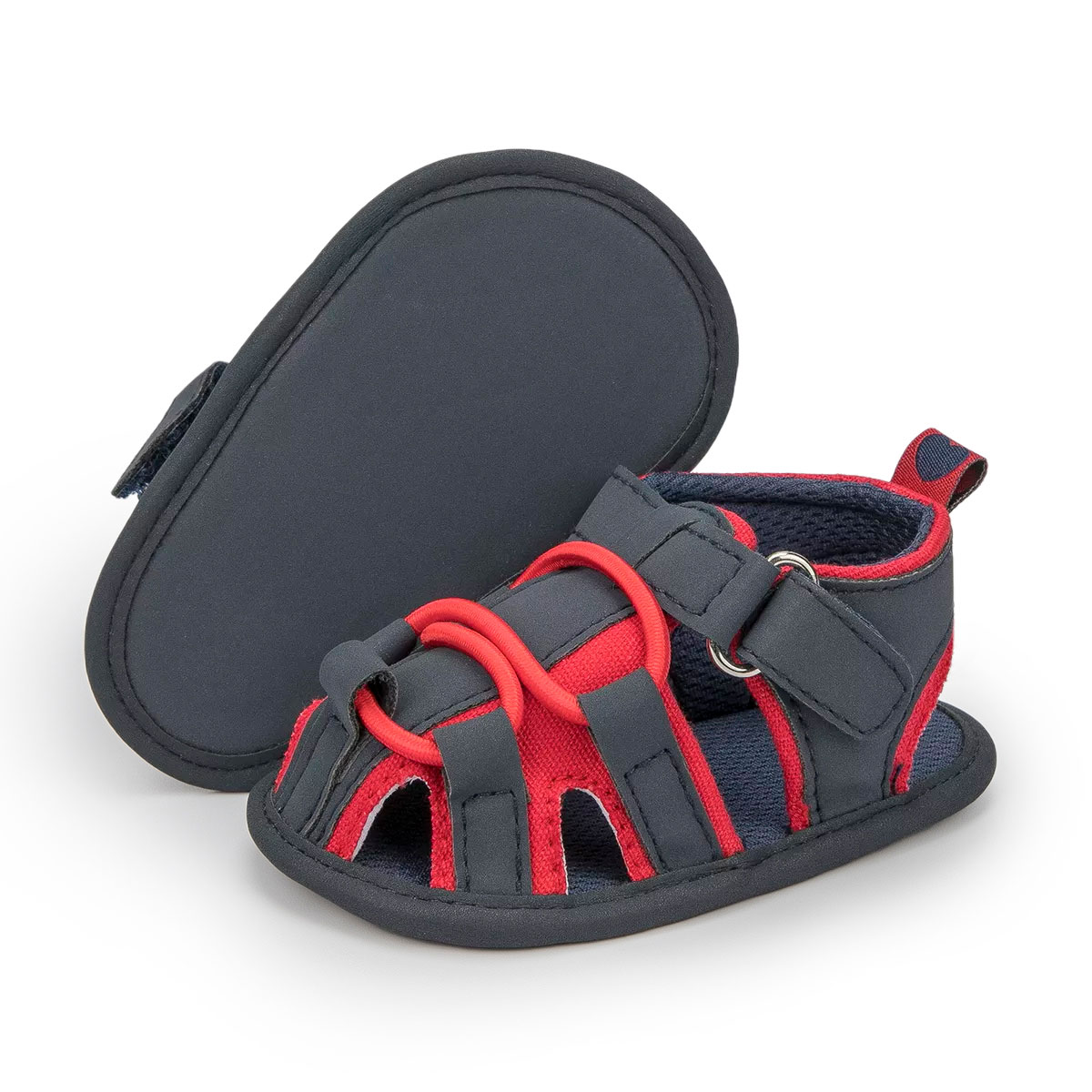 HsdsBebe Baby Boys Shoes Infant Summer Sandals Closed Toe Shoe for Newborn 0-18 Months