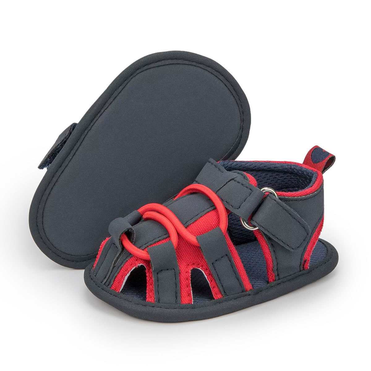 HsdsBebe Baby Boys Shoes Infant Summer Sandals Closed Toe Shoe for Newborn 0-18 Months