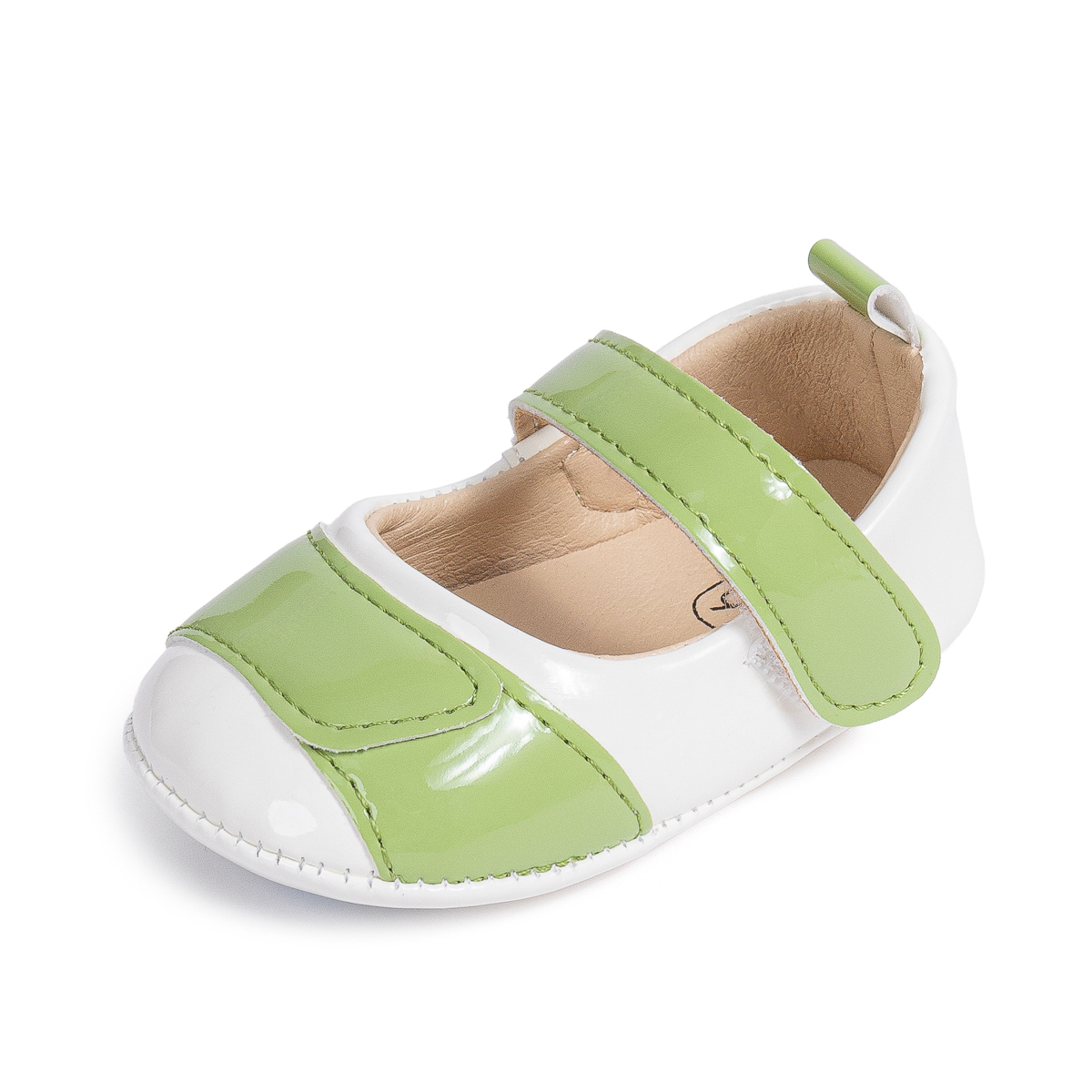 CG5320 Baby Mary Jane Shoes With White And Green Wholesale