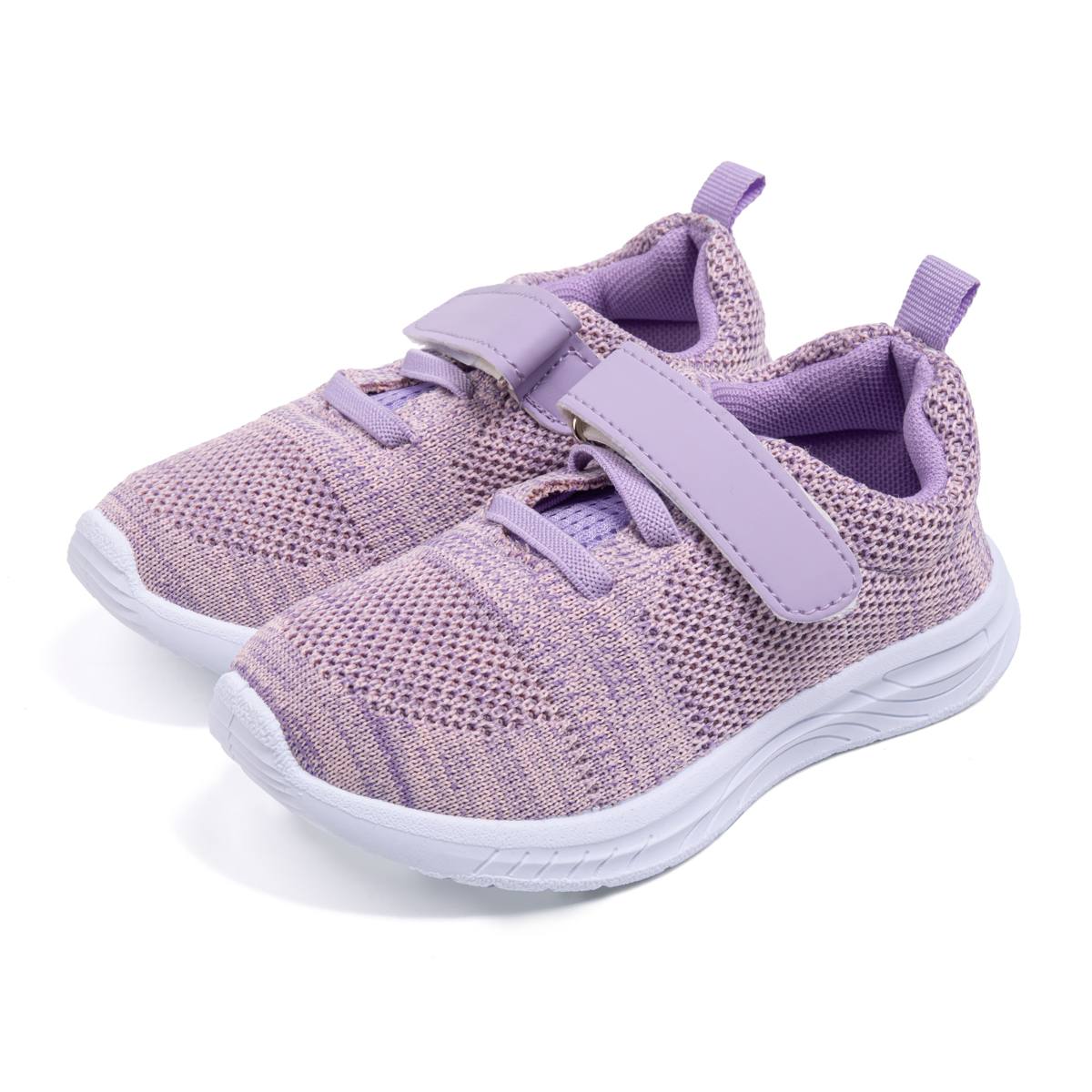 CG5105 Purple Breathable Velcro Toddler Shoes Wholesale 5-11c