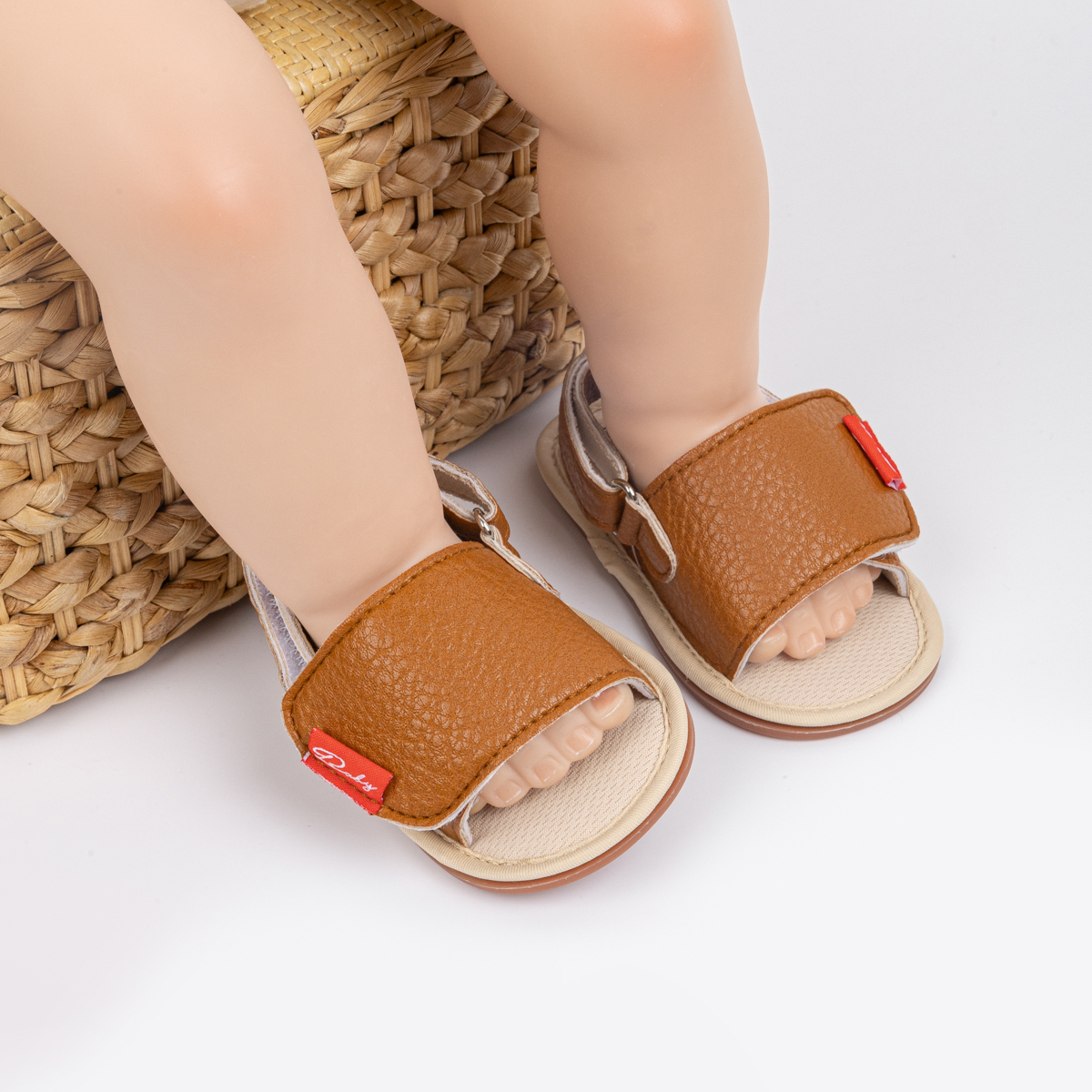 Big Velcro Easy To Wear Baby Sandals Wholesale-JZ Baby