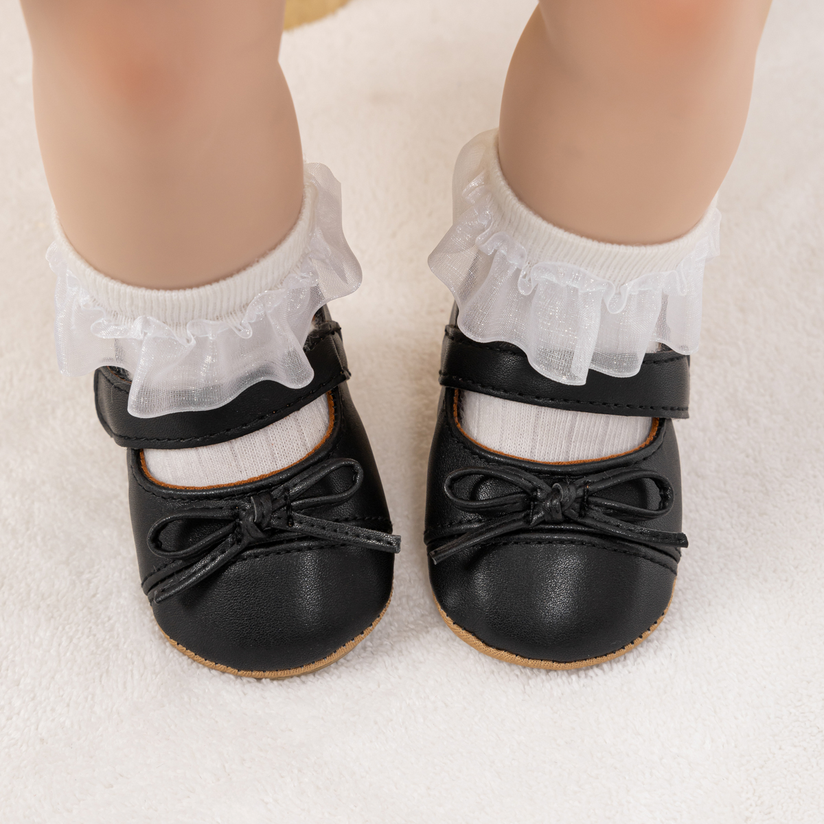 Little Fair Lady PU Upper Toddler Dress Shoes Wholesale-JZ Baby