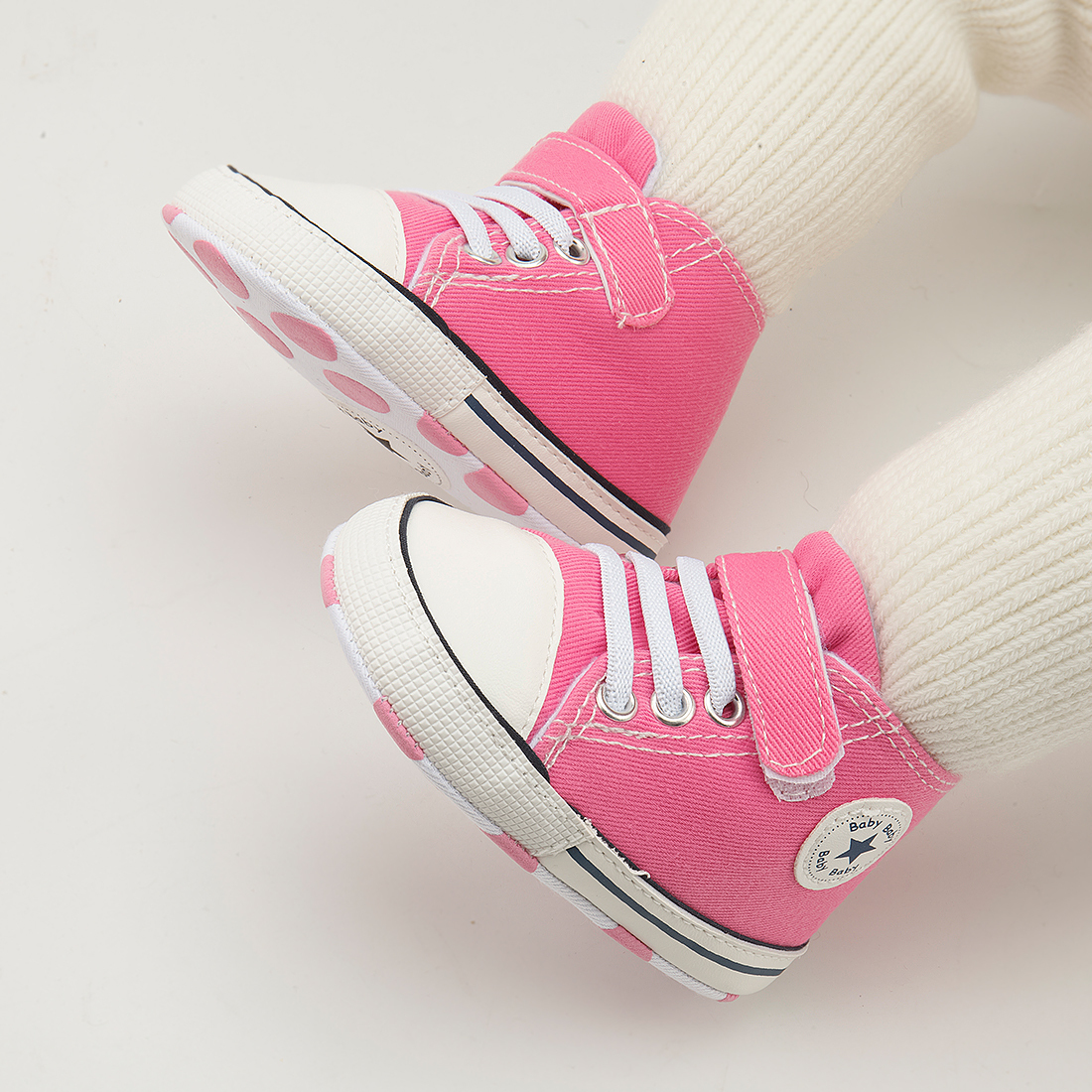 Velcro Classic Unisex Baby Walking Shoes Wholesale-JZ Baby