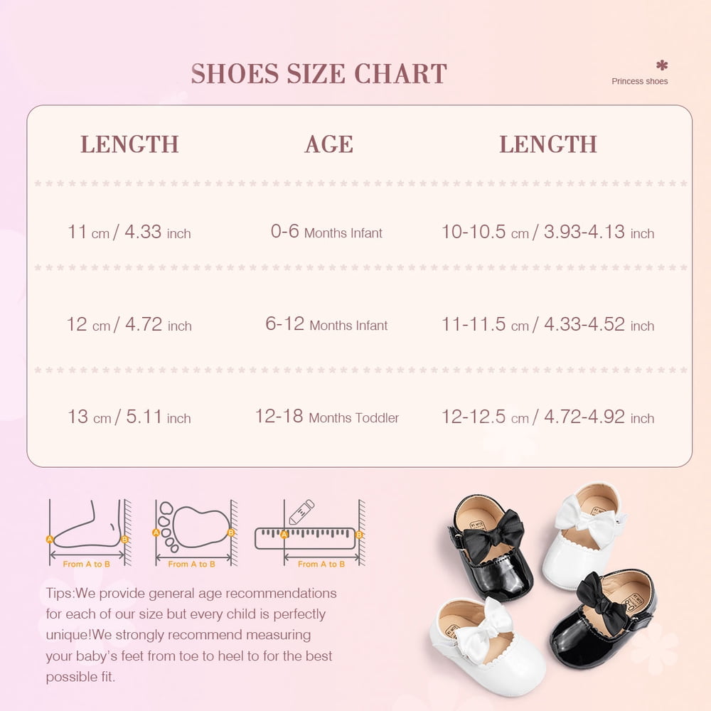 HsdsBebe Baby Girls Shoes Infant Mary Jane Bowknot Dress Shoe for Newborn 0-18M