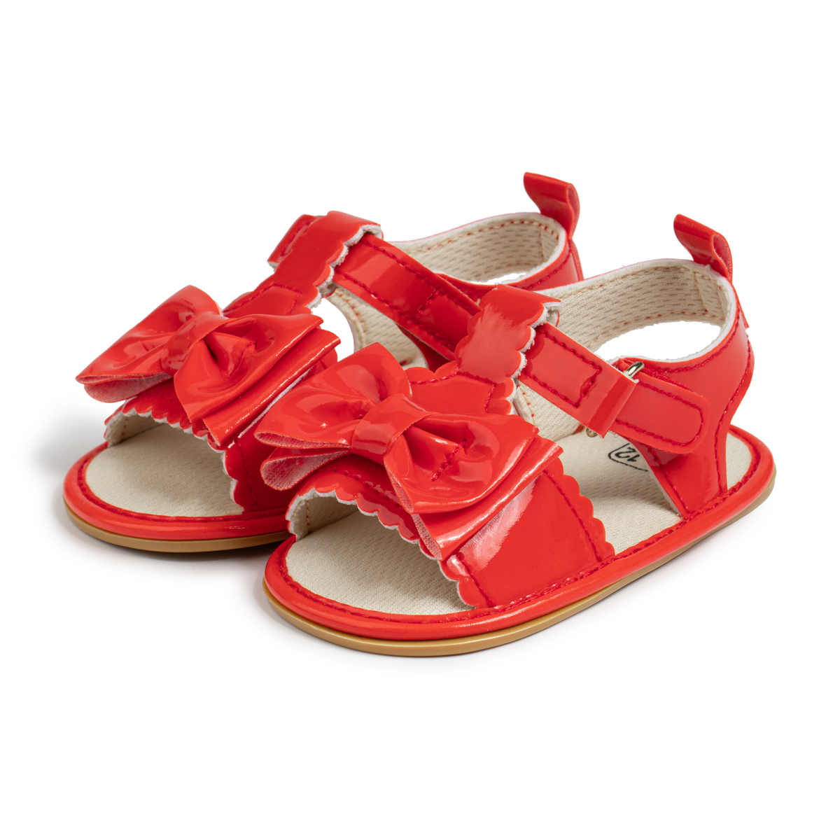 Bow-knot PU Lining & Rubber Sole Baby Sandals Wholesale-JZ Baby