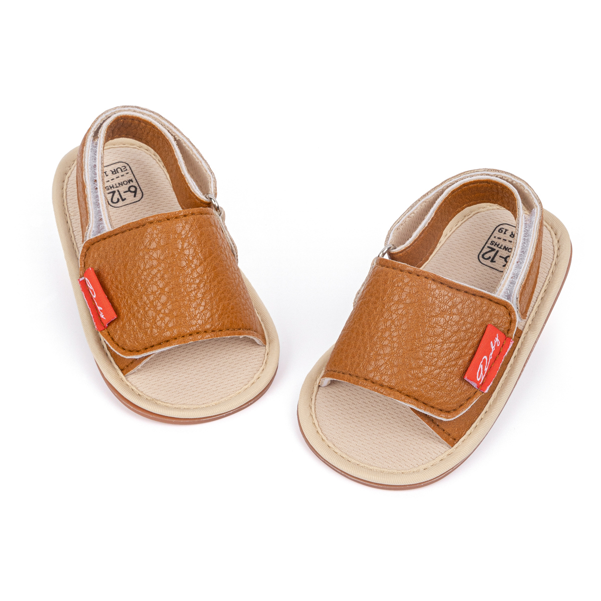 Big Velcro Easy To Wear Baby Sandals Wholesale-JZ Baby