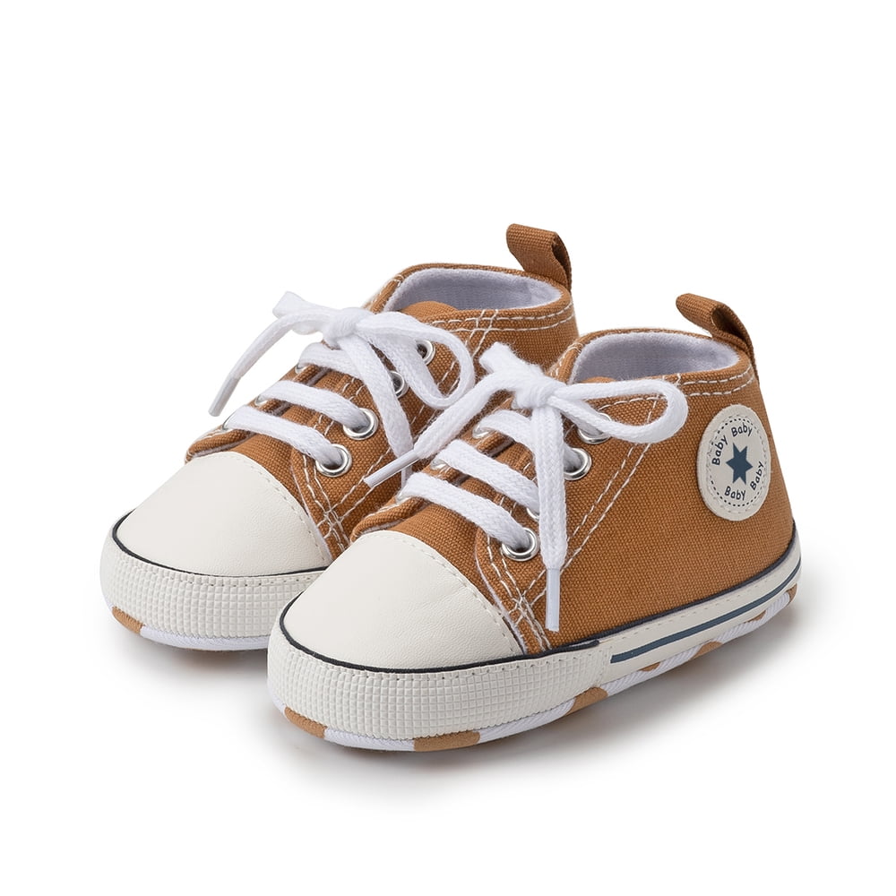 Bonario Baby Girls Boys Shoes Infant Canvas Shoes Casual Sneakers for First Walkers 3-18 Months