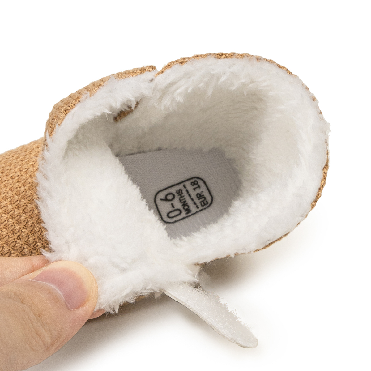 Cloth Upper Warm Velcro Baby Winter Boots Wholesale-JZ Baby