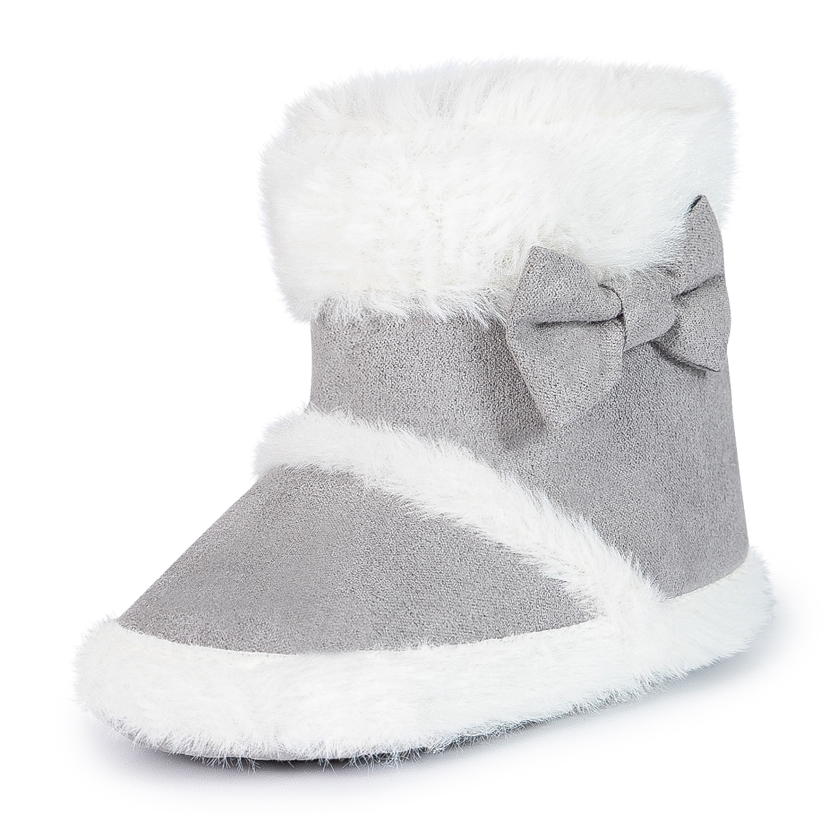 HsdsBebe Baby Girls Boys Snow Warm Boots Infant Winter Booties Newborn Slip On Shoes for 3-18 Months