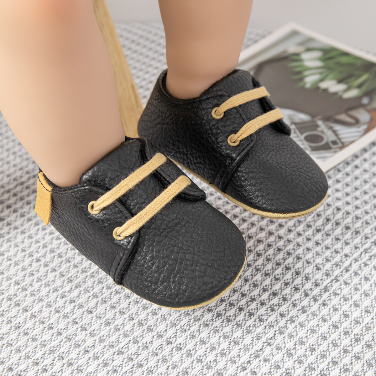 Environment Protect Material PU Leather Infant Shoes Wholesale-JZ Baby