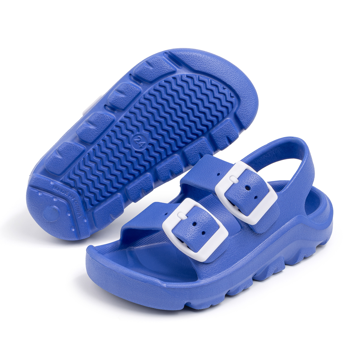 8990 Kids Shoes PVC EVS Sole Non Slip Lightweight Comfortable Durable Breathable Toddler Sneakers for Boys Girls Outdoor Play Running Walking