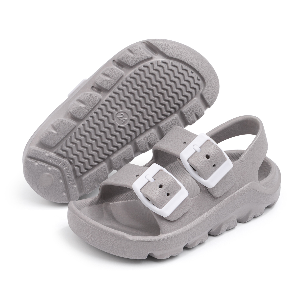 8990 Kids Shoes PVC EVS Sole Non Slip Lightweight Comfortable Durable Breathable Toddler Sneakers for Boys Girls Outdoor Play Running Walking