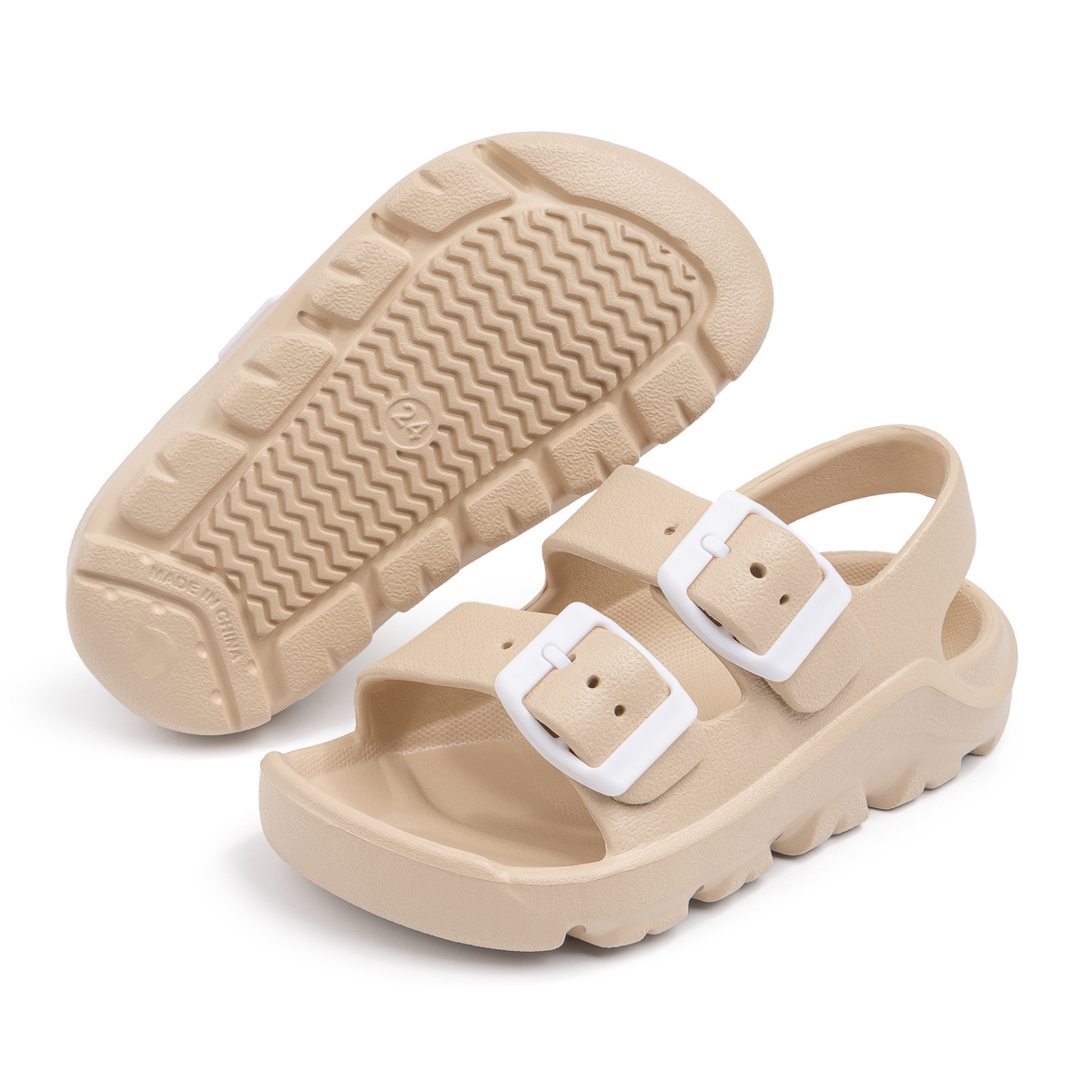 8990 Kids Shoes PVC EVS Sole Non Slip Lightweight Comfortable Durable Breathable Toddler Sneakers for Boys Girls Outdoor Play Running Walking