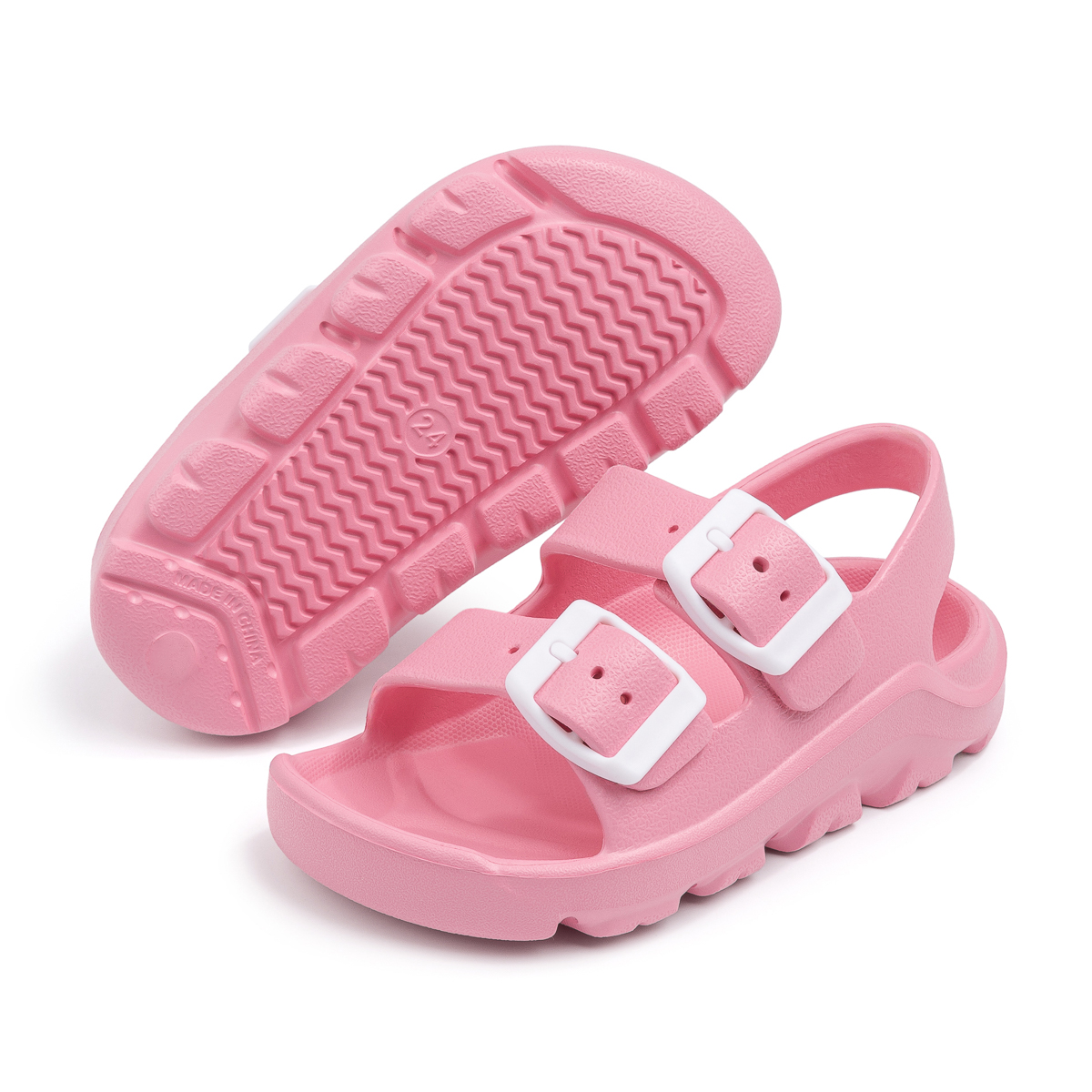 8990 Kids Shoes PVC EVS Sole Non Slip Lightweight Comfortable Durable Breathable Toddler Sneakers for Boys Girls Outdoor Play Running Walking-Jie Zu Baby