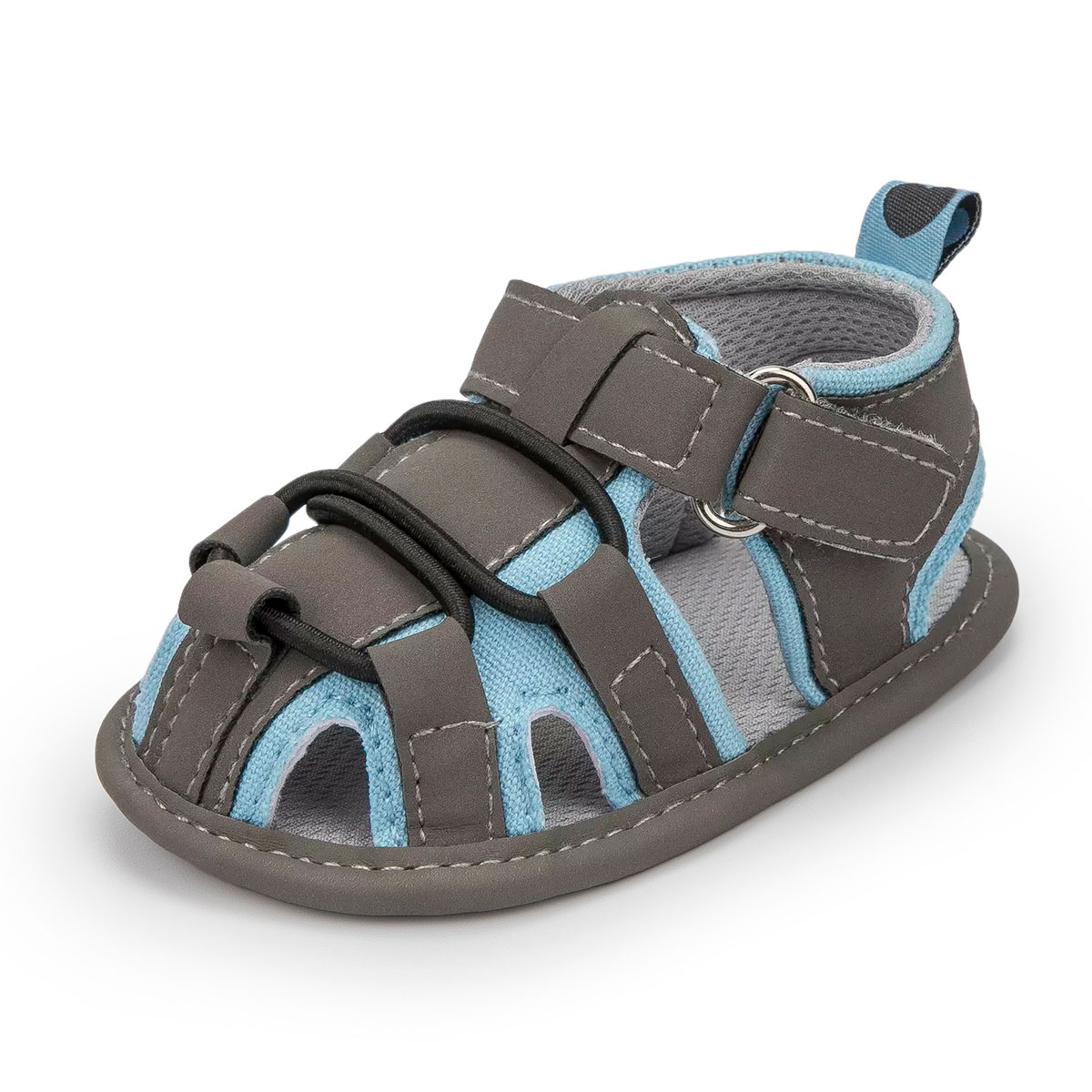 HsdsBebe Baby Boys Shoes Infant Summer Sandals Closed Toe Shoe for Newborn 0-18 Months