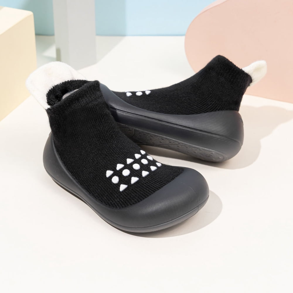 Meckior Baby Sock Shoes Baby Walking Shoes Infant Non-Slip Breathable Slippers Soft Rubber Sole Sneakers for Baby Boys Girls