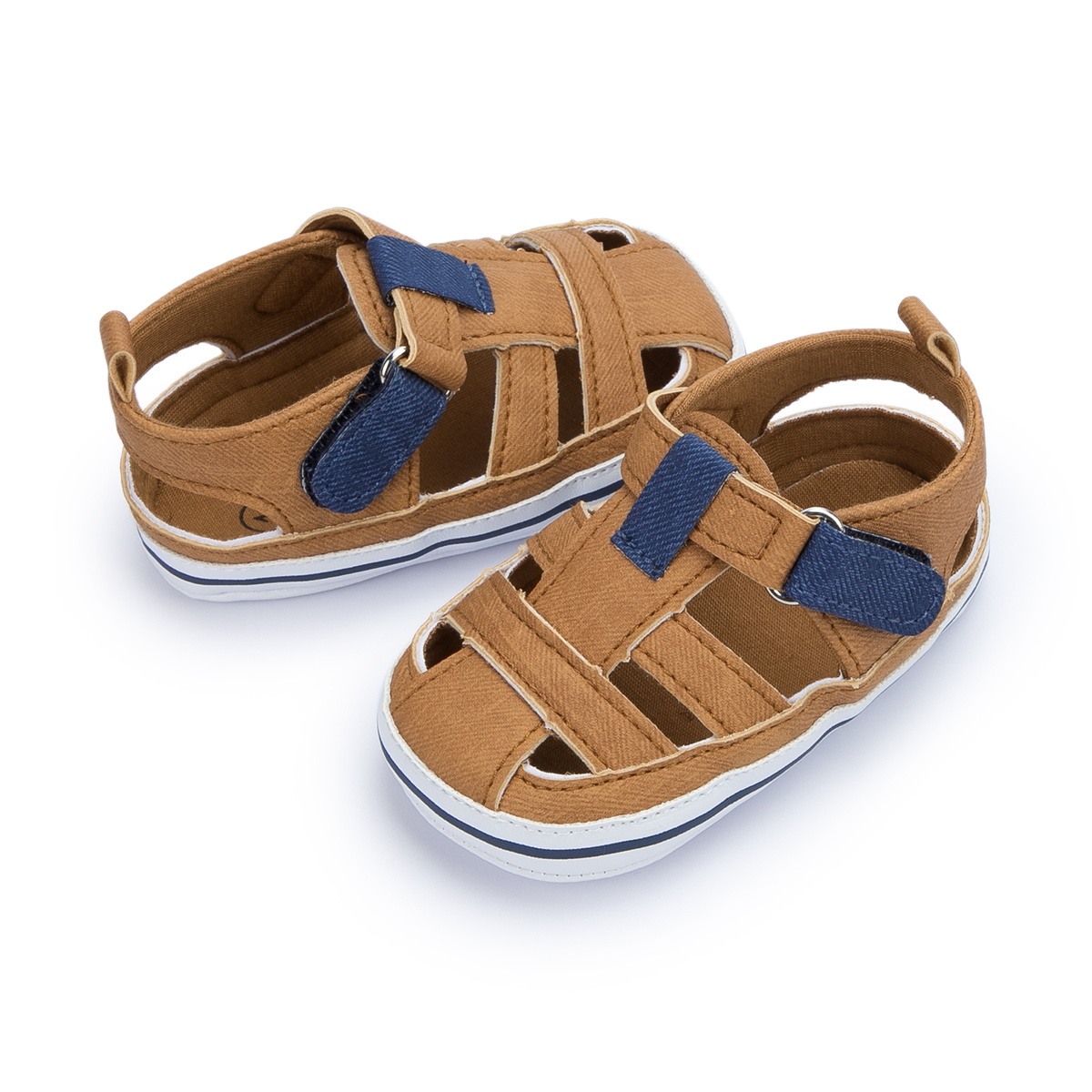 HsdsBebe Baby Boys Shoes Infant Summer Sandals Closed Toe Shoe for Newborn 0-18 Months