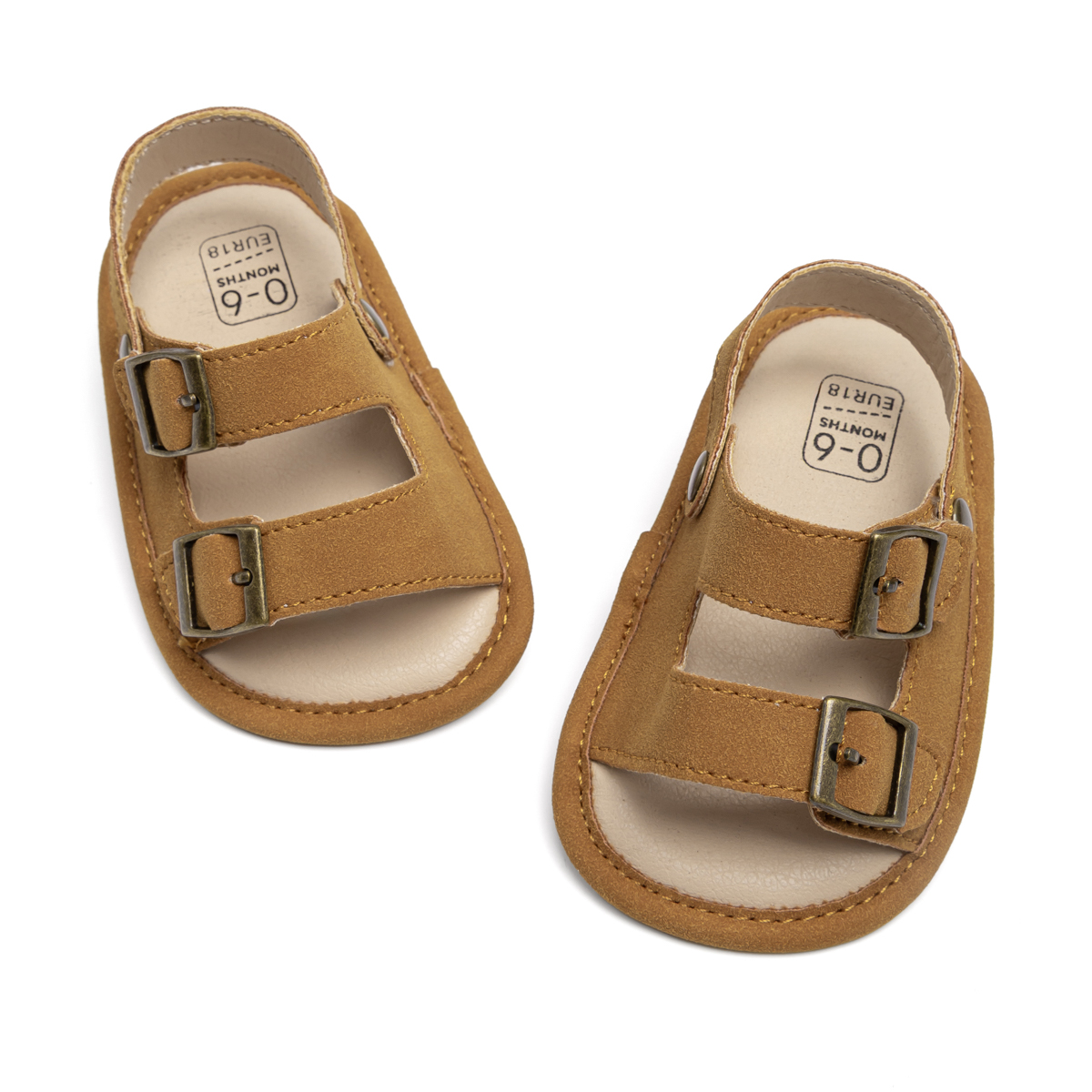 HsdsBebe Baby Girl Sandals Infant Summer Soft Sole Shoe Anti-Slip Crib Shoes 0-18 Months