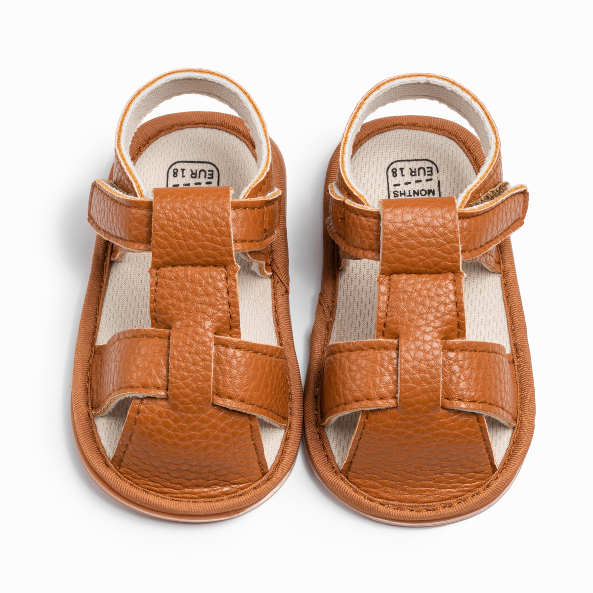 PU Upper Anti-Slip Unisex Summer Baby Sandals Wholesale-JZ Baby