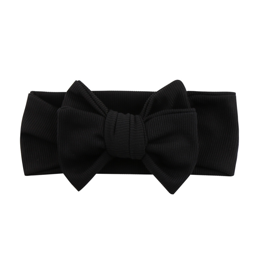 Solid Color Simple Bow Hair Band Wholesale