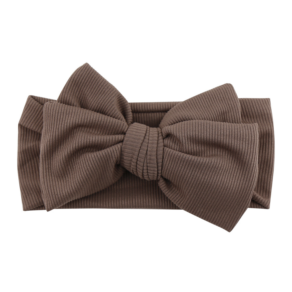 BAKK161 Solid Color Simple Bow Hair Band Wholesale