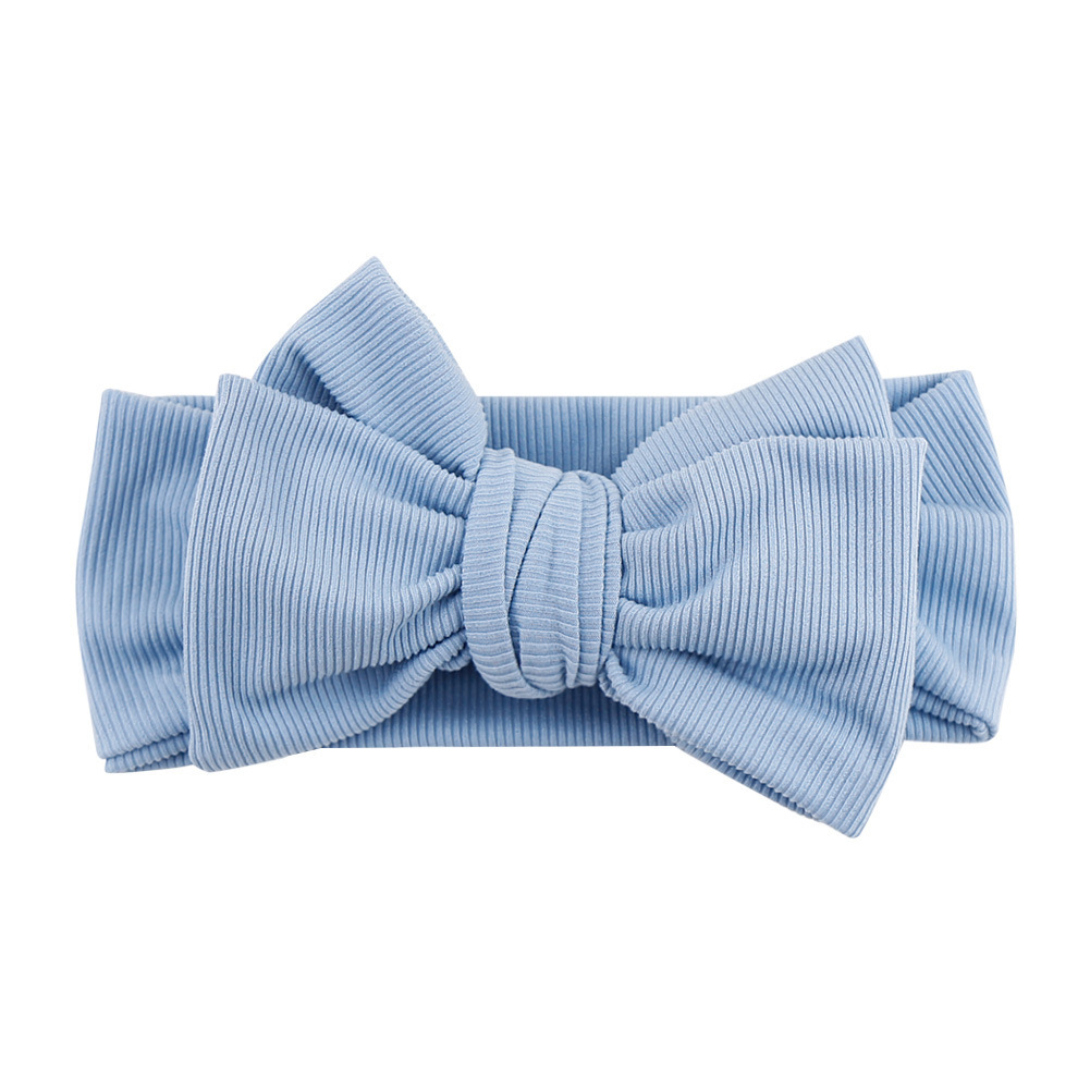 BAKK161 Solid Color Simple Bow Hair Band Wholesale