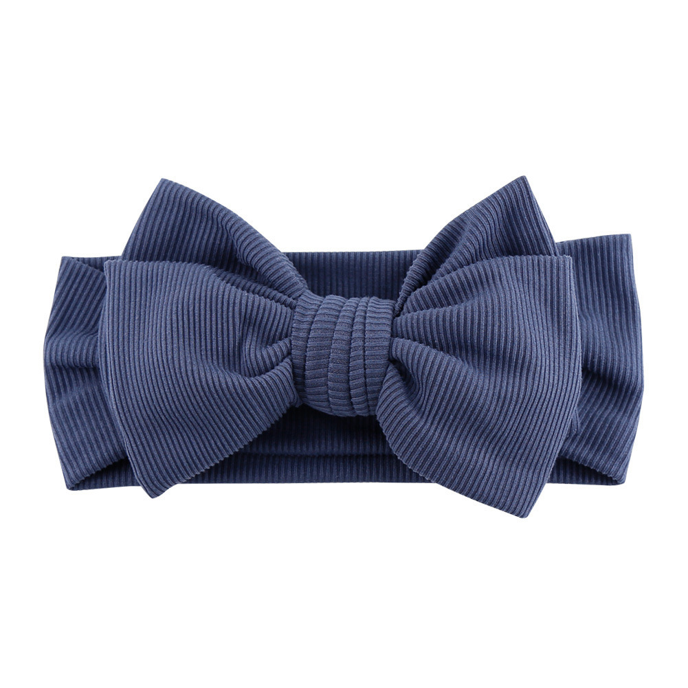 BAKK161 Solid Color Simple Bow Hair Band Wholesale