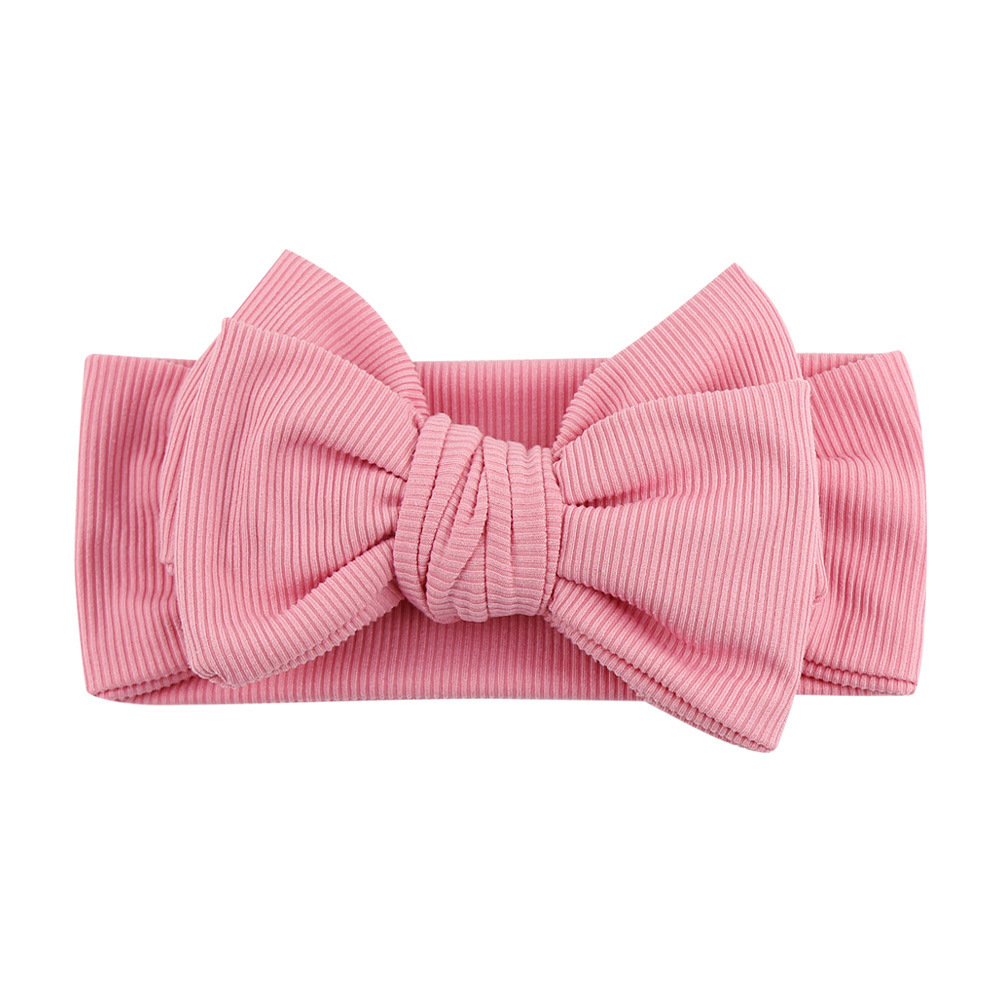 BAKK161 Solid Color Simple Bow Hair Band Wholesale
