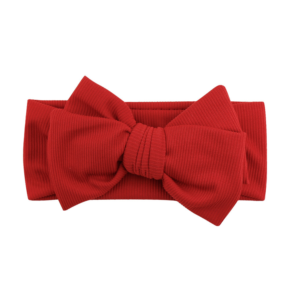 BAKK161 Solid Color Simple Bow Hair Band Wholesale