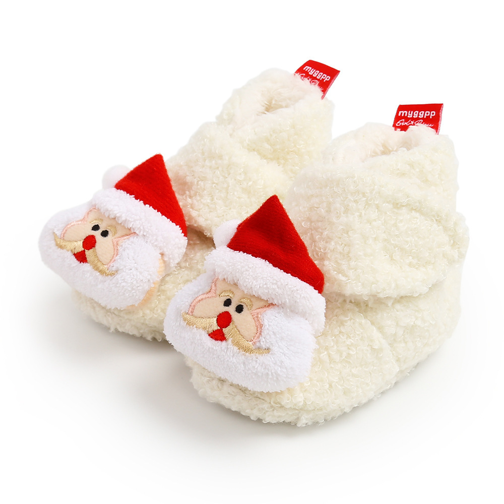 bqm1983 Winter Warm Wear Baby Booties For Christmas Wholesale