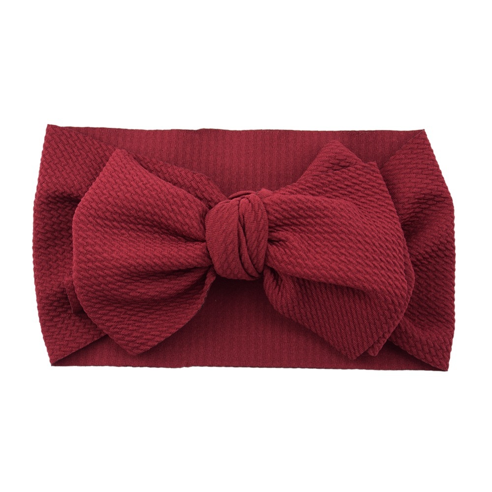 BTC20-002 Single Color Bow Tie Hairband Wholesale