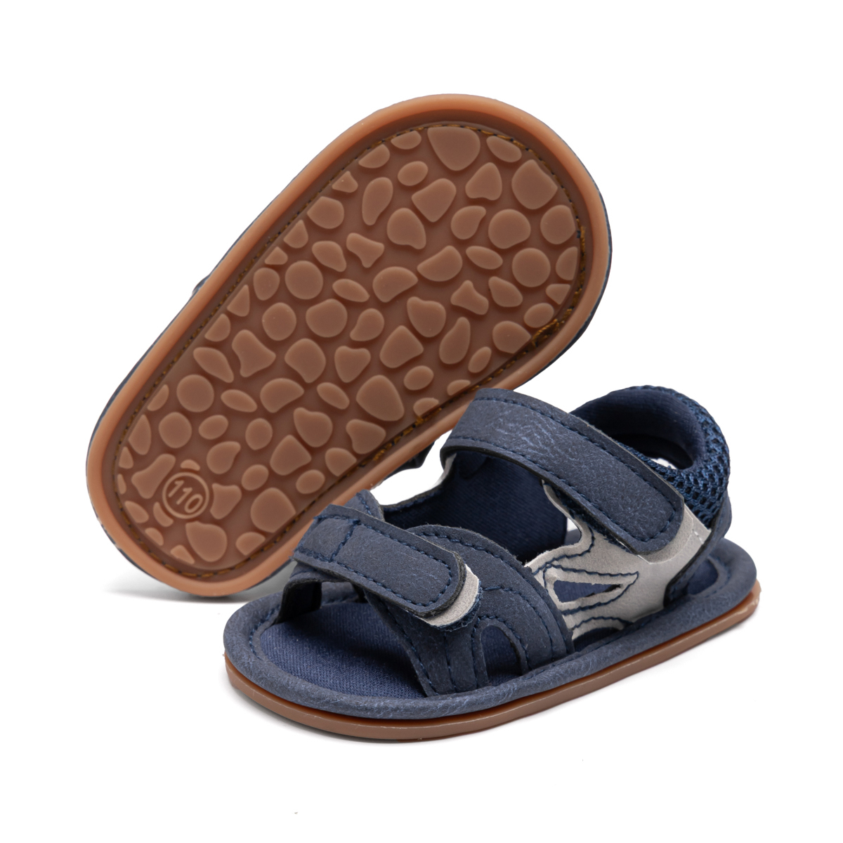 CG1404 Baby Sandals PUPVC Sole Non Slip Infant Shoes Lightweight Breathable Summer Footwear