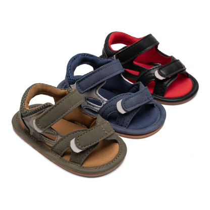 CG1404 Baby Sandals PUPVC Sole Non Slip Infant Shoes Lightweight Breathable Summer Footwear