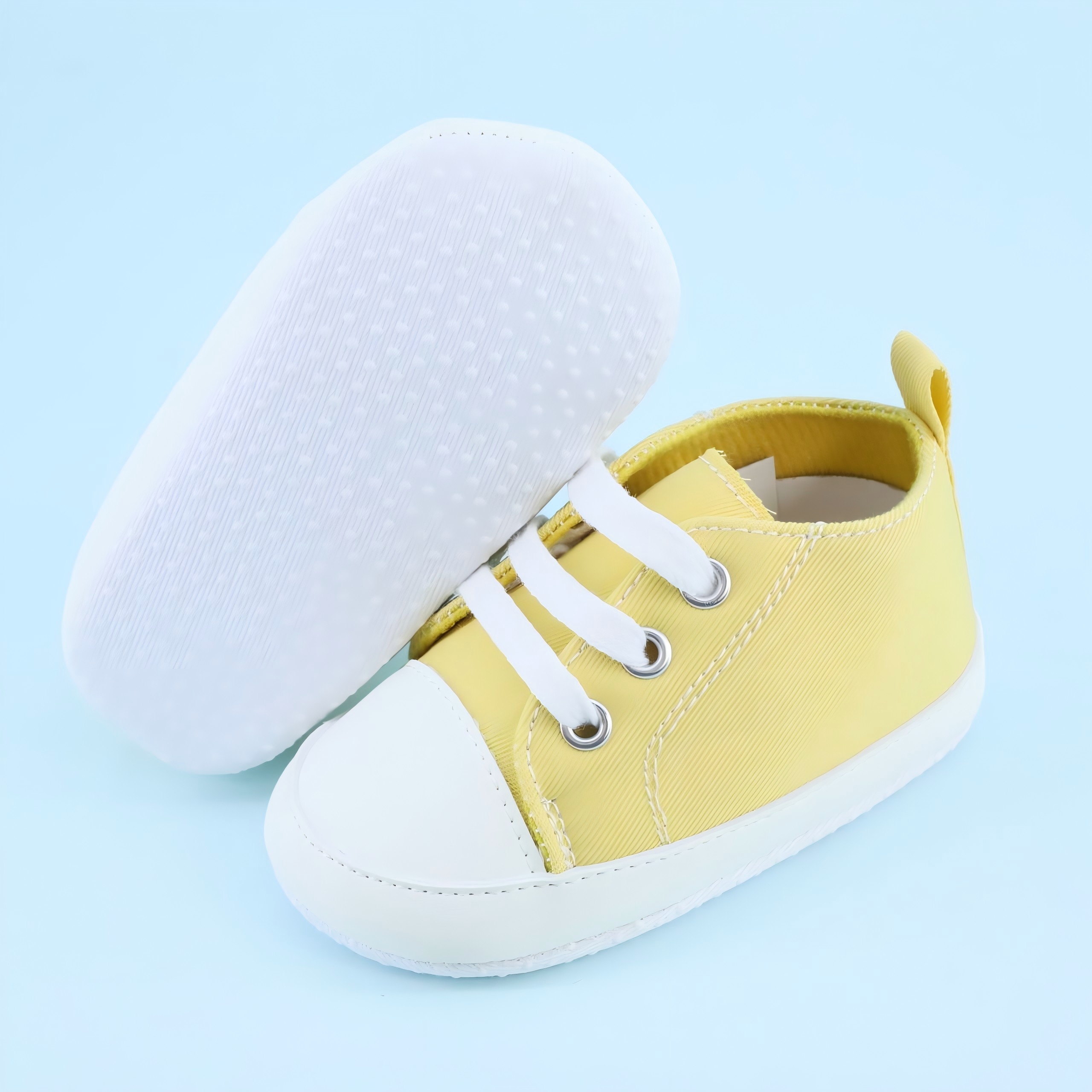 CG4195 Baby Casual Shoes Canvas Cotton Sole Comfortable Lightweight Soft Non Slip Breathable for Toddlers Boys Girls Infant First Walkers