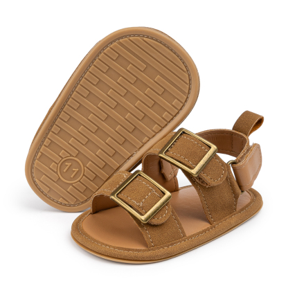 CG5227 Baby Sandals PU Soft Sole Comfortable Lightweight Breathable Summer Shoes for Toddlers Kids Boys Girls