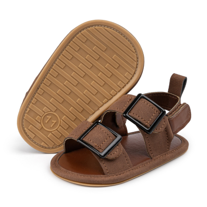 CG5227 Baby Sandals PU Soft Sole Comfortable Lightweight Breathable Summer Shoes for Toddlers Kids Boys Girls