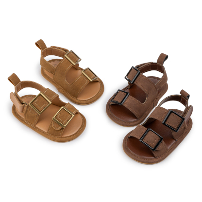 CG5227 Baby Sandals PU Soft Sole Comfortable Lightweight Breathable Summer Shoes for Toddlers Kids Boys Girls